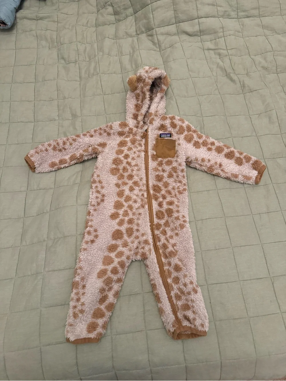 Patagonia Furry Friends Fleece Bunting, Size 2T